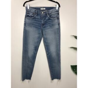 Moussy Vintage Japan Saab Designer Jeans Women 28 Raw Hem Capsule Everyday